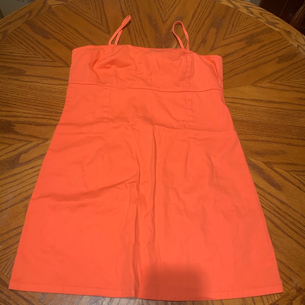 Coral mini dress from target